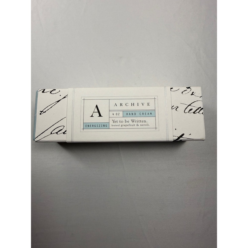 Archive Yet to Be Written Grapefruit Neroli Hand Cream 4 oz NIB